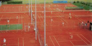 Tennisplätze Luftbild